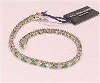 Bracciale Dal Fior Mario in Argento Zircone BRACTENBV - BRACTENBV